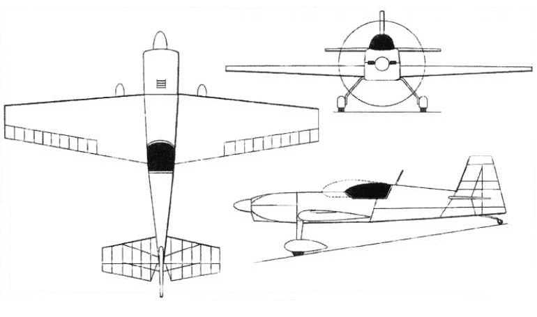 PANZL S-330 STAUDACHER S-300 WINGTIP TO WINGTIP S-330 ST30 3D view