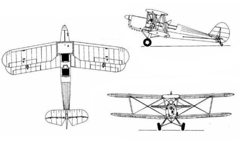 AIAA SV-4 NORD SV-4 STAMPE SV-4 SV4 3D view
