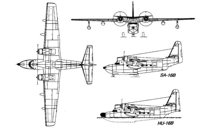 GRUMMAN G-64 Albatross GRUMMAN G-111 Albatross GRUMMAN HU-16 Albatross GRUMMAN SA-16 Albatross GRUMMAN UF Albatross U16 3D view