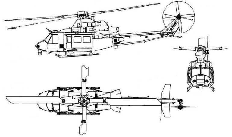 BELL UH-1Y UH1Y 3D view