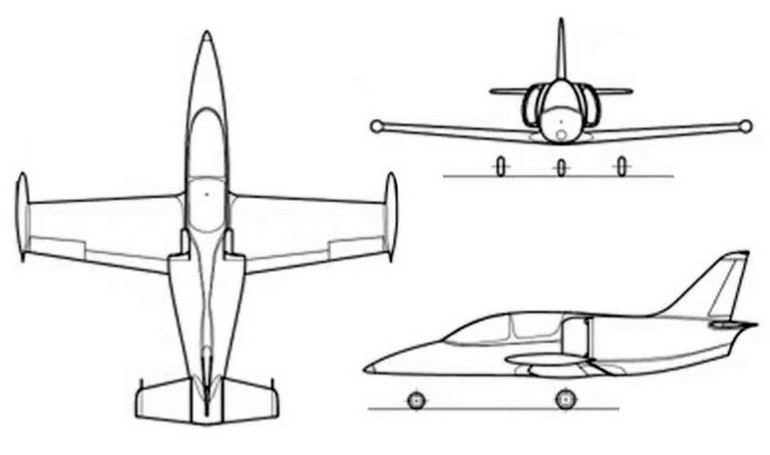 CVUT UL-39 Albi UL39 3D view