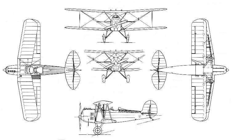 WACO 9 WAC9 3D view