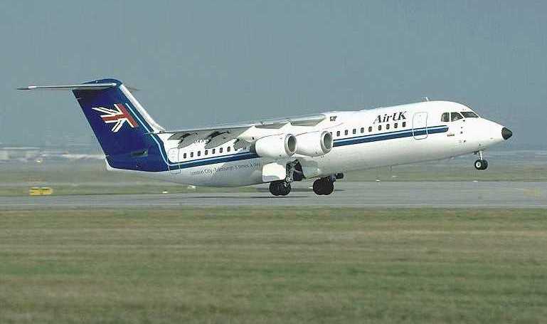 BRITISH AEROSPACE BAe-146-300 B463 aircraft photograph