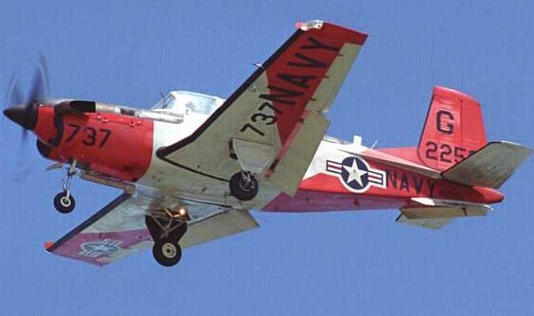 BEECH T-34C Turbo Mentor FUJI T-3Kai T34T aircraft photograph